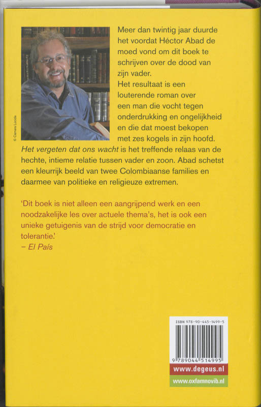 Het vergeten dat ons wacht achterkant