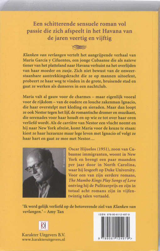 Klanken van verlangen achterkant