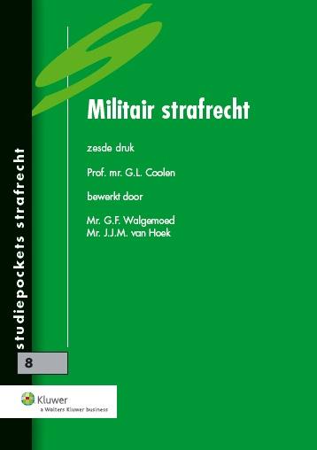 Studiepockets strafrecht 8 -   Militair strafrecht