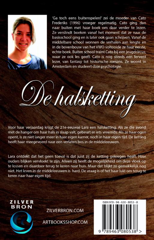 De halsketting achterkant