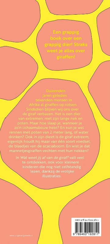 Wat weet jij af van de giraf? achterkant