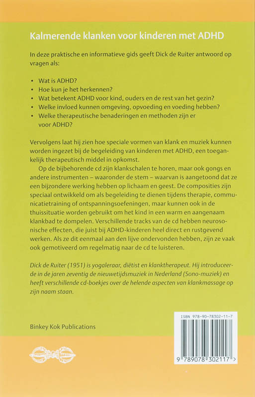 Helende klanken bij ADHD achterkant