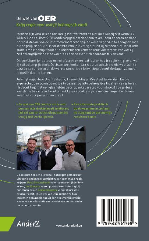 De wet van OER achterkant