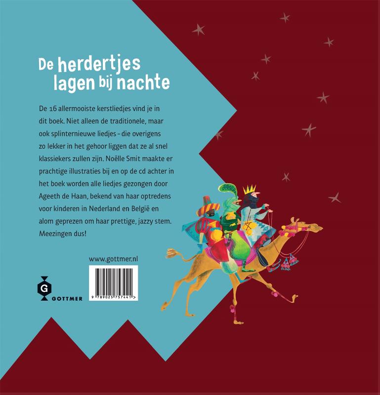 De herdertjes lagen bij nachte achterkant