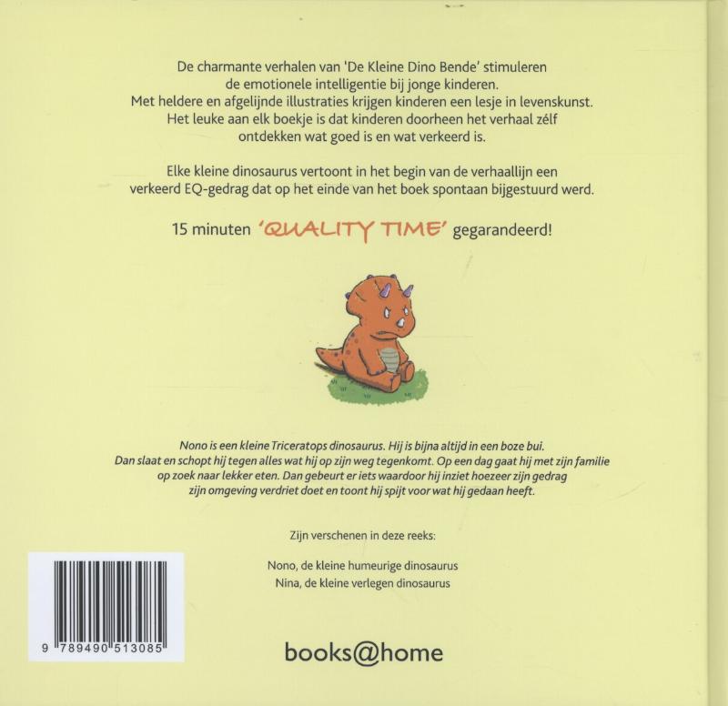 Nono de kleine humeurige dinosaurus / De kleine dino bende / 0 achterkant