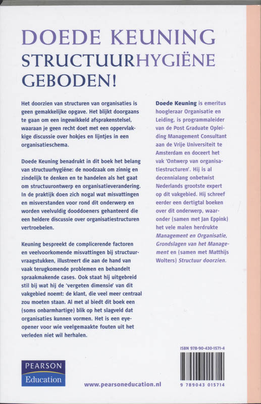 Structuurhygiene Geboden! achterkant