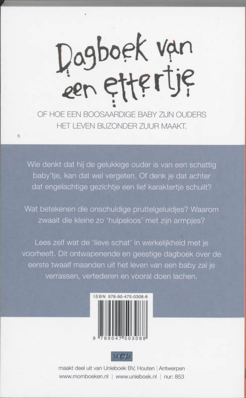 Dagboek Van Een Ettertje achterkant