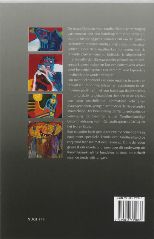 Tandheelkundige zorg voor kinderen met een handicap achterkant