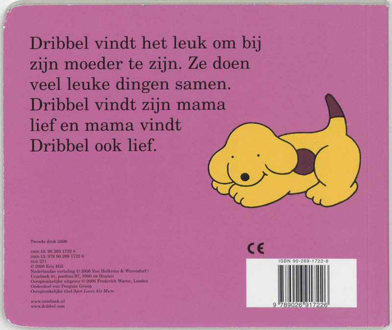 Dribbel - Dribbels lieve mama achterkant