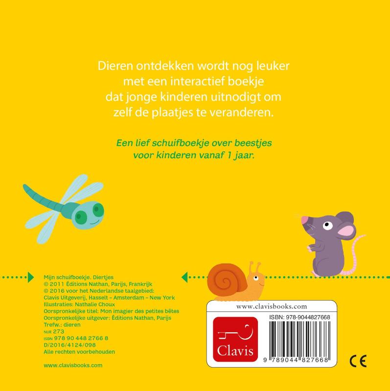 Diertjes / Mijn schuifboekje achterkant