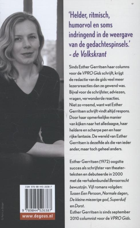 Ik ben vaak heel kort dom achterkant