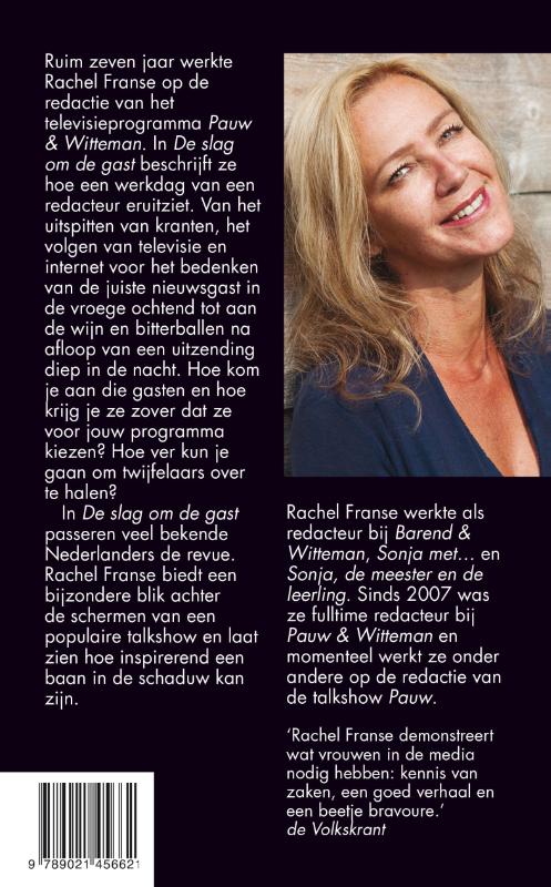 De slag om de gast achterkant