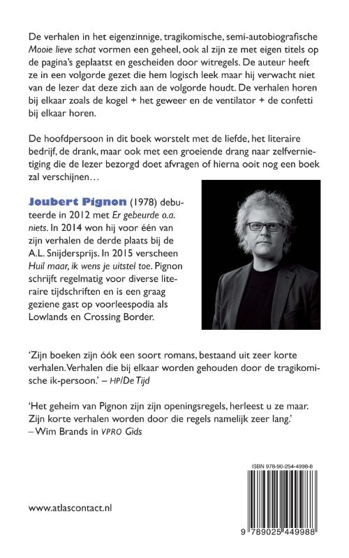 Mooie lieve schat achterkant