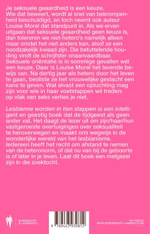 Lesbienne worden in tien stappen achterkant