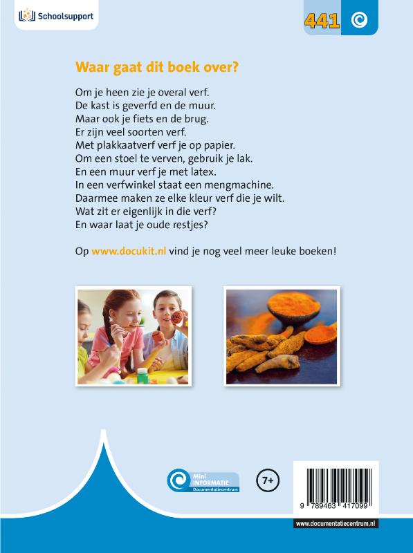 Verf / Mini Informatie / 441 achterkant