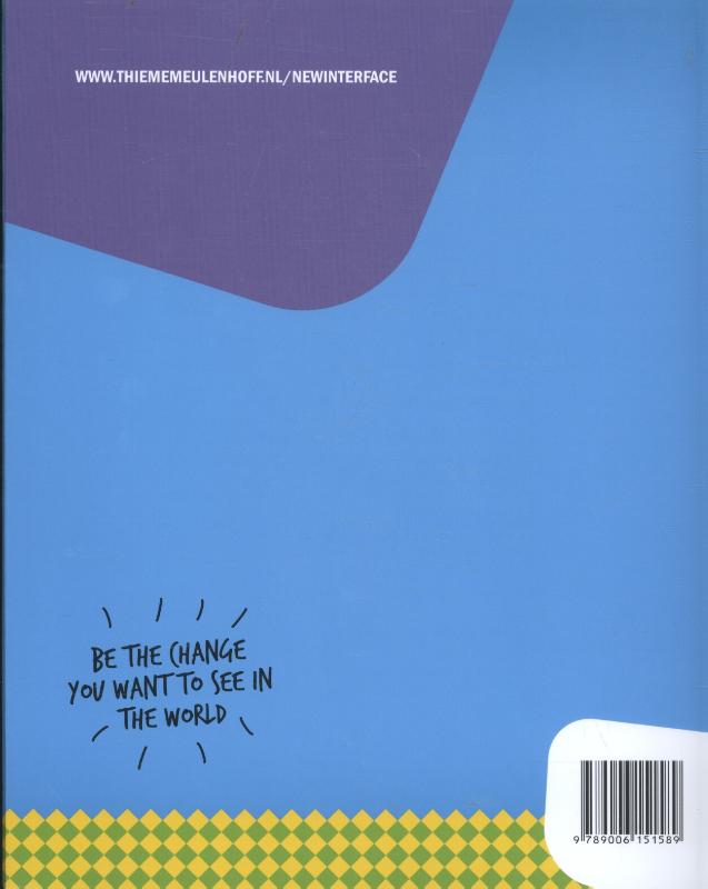 New Interface 2 vmbo-t/havo/vwo Coursebook blue label achterkant