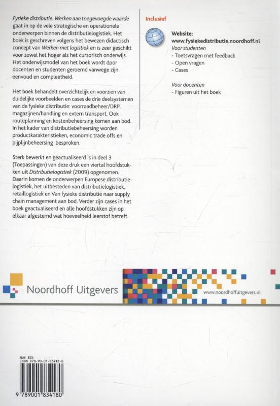 Fysieke distributie achterkant