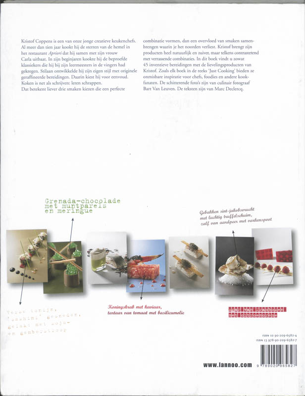 Just Cooking Coppens achterkant