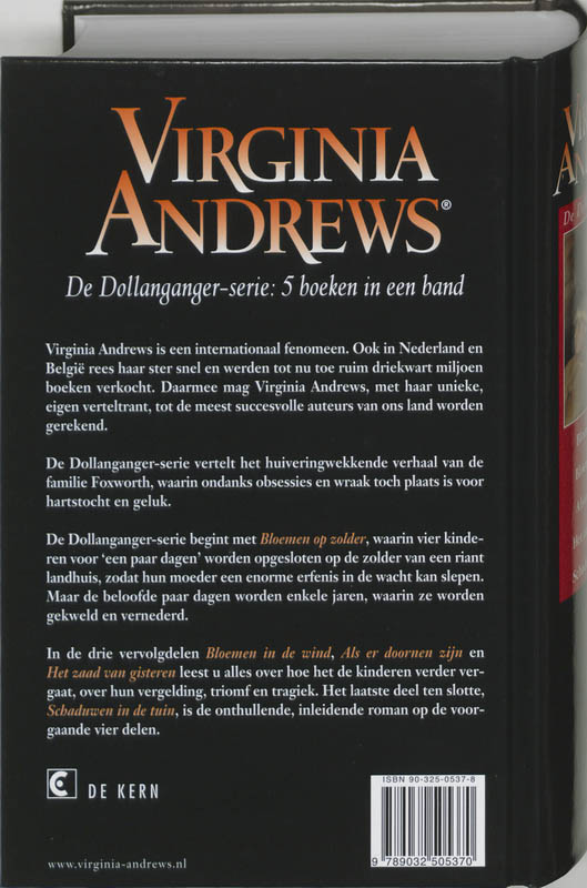 De Dollanganger-serie achterkant