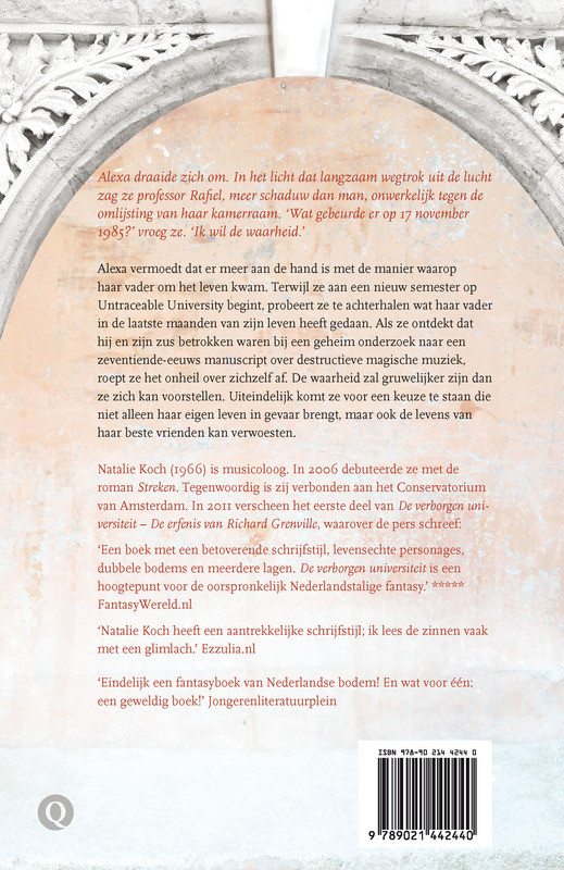 Het levende labyrint / De verborgen universiteit / 2 achterkant