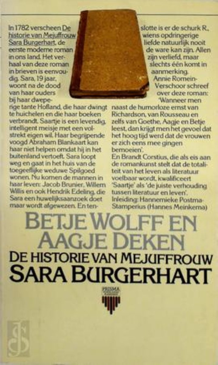 Historie van mejuffrouw sara burgerhart