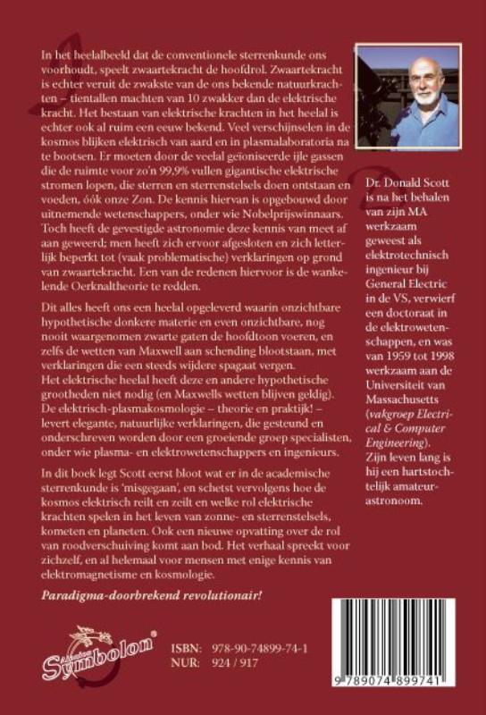 Het elektrische heelal achterkant