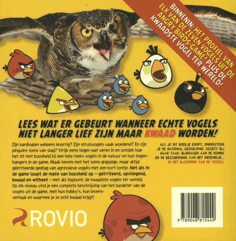 National Geographic - Angry birds achterkant