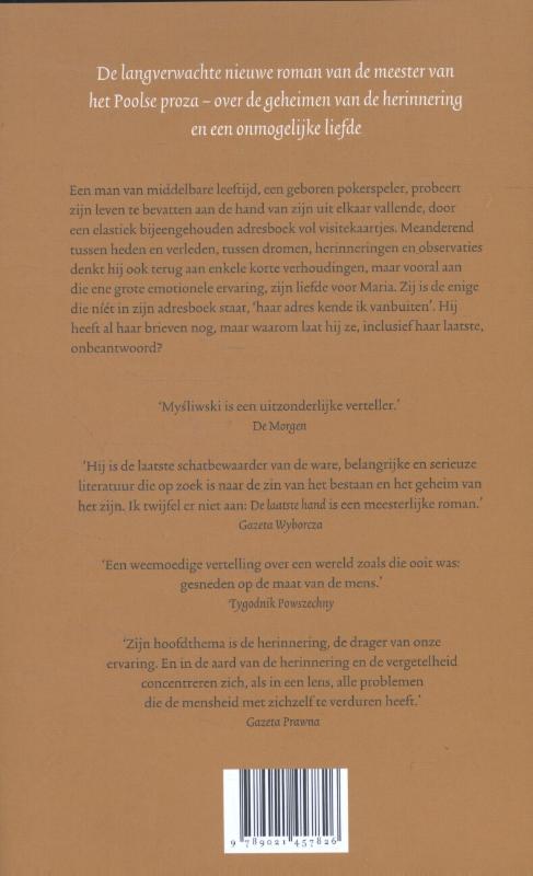 De laatste hand achterkant