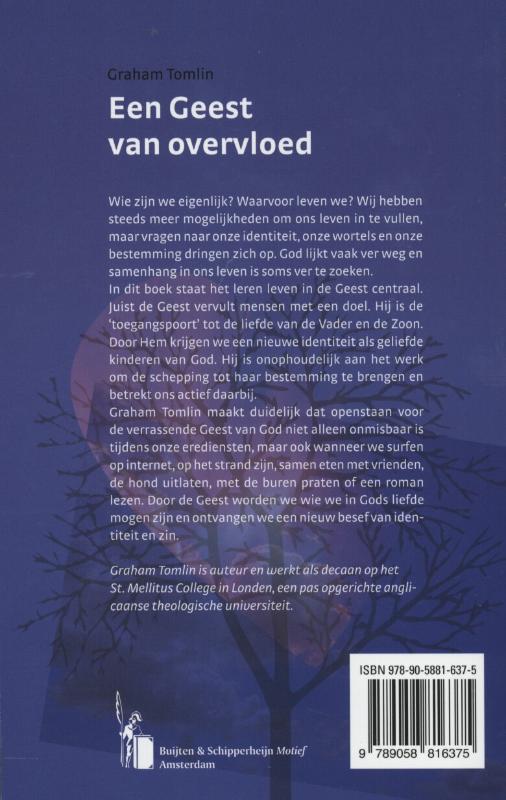 Een geest van overvloed achterkant