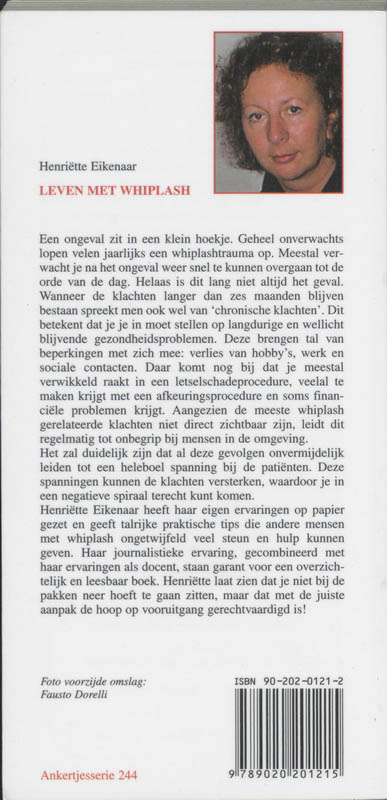 Leven met whiplash / Ankertjes / 244 achterkant