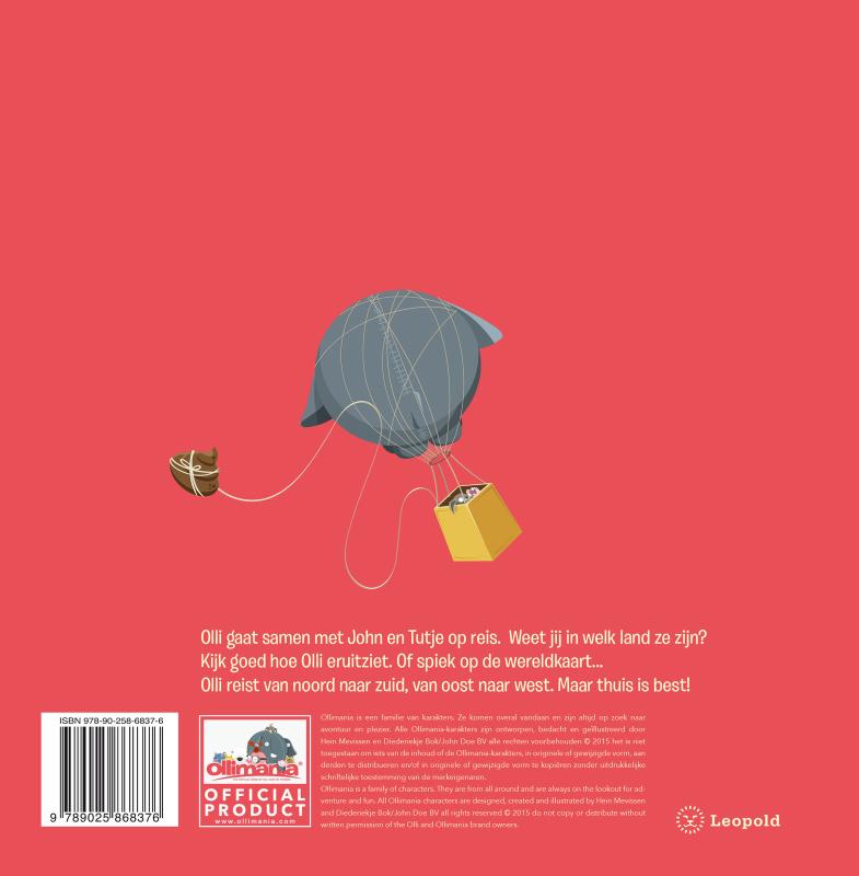 Olli gaat op reis achterkant