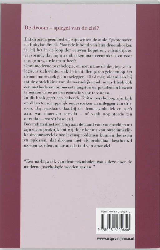 Dromen En Droomuitleg achterkant