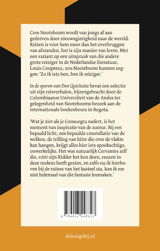 In de sporen van Don Quichot achterkant