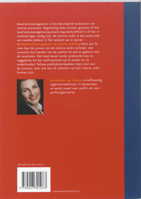 Kwaliteitsmanagement en interne auditing achterkant