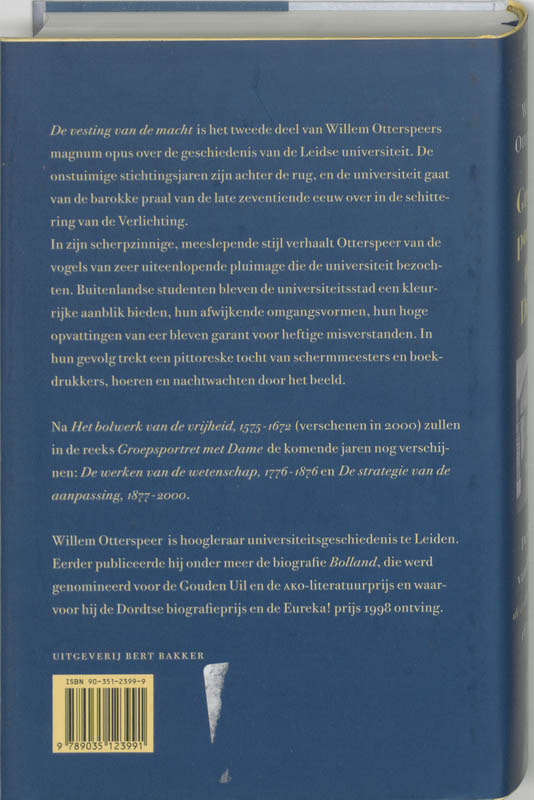 De vesting van de macht / Groepsportret met dame / 2 achterkant