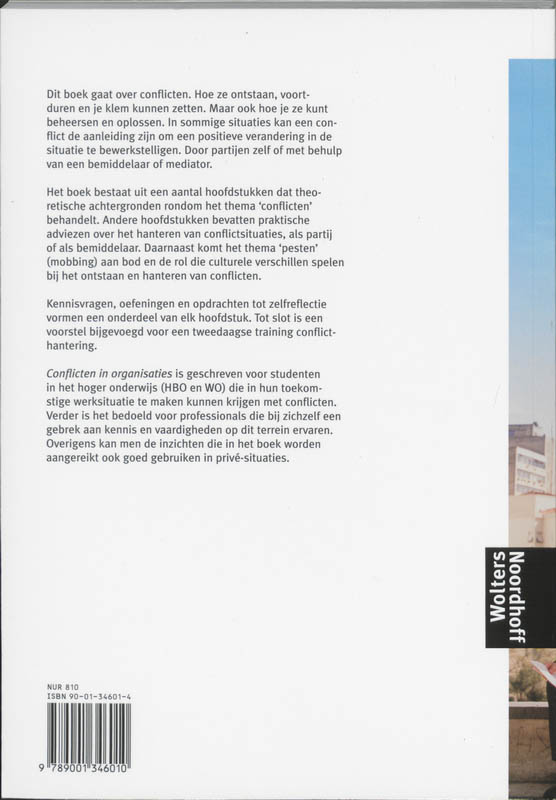 Conflicten in organisaties achterkant