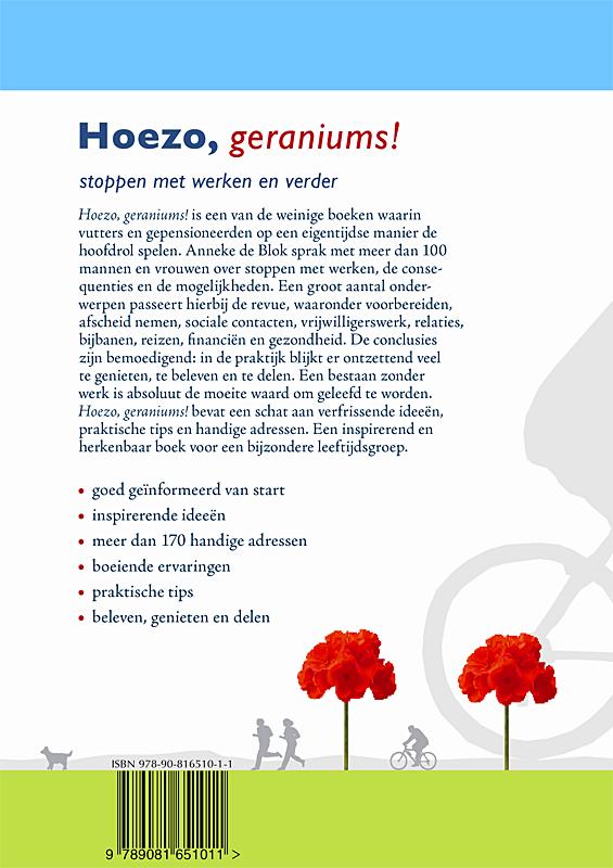 Hoezo, geraniums! achterkant