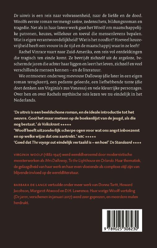 De uitreis achterkant