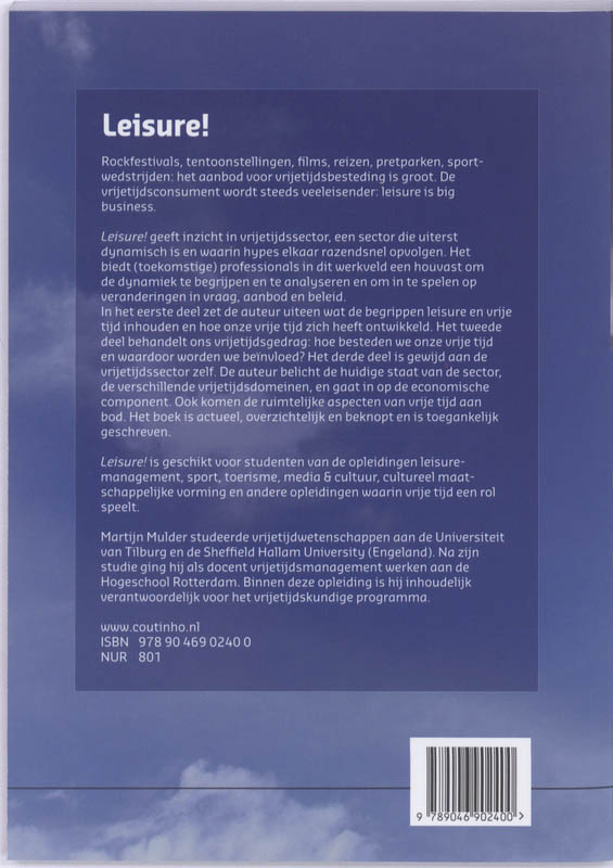 Leisure! achterkant
