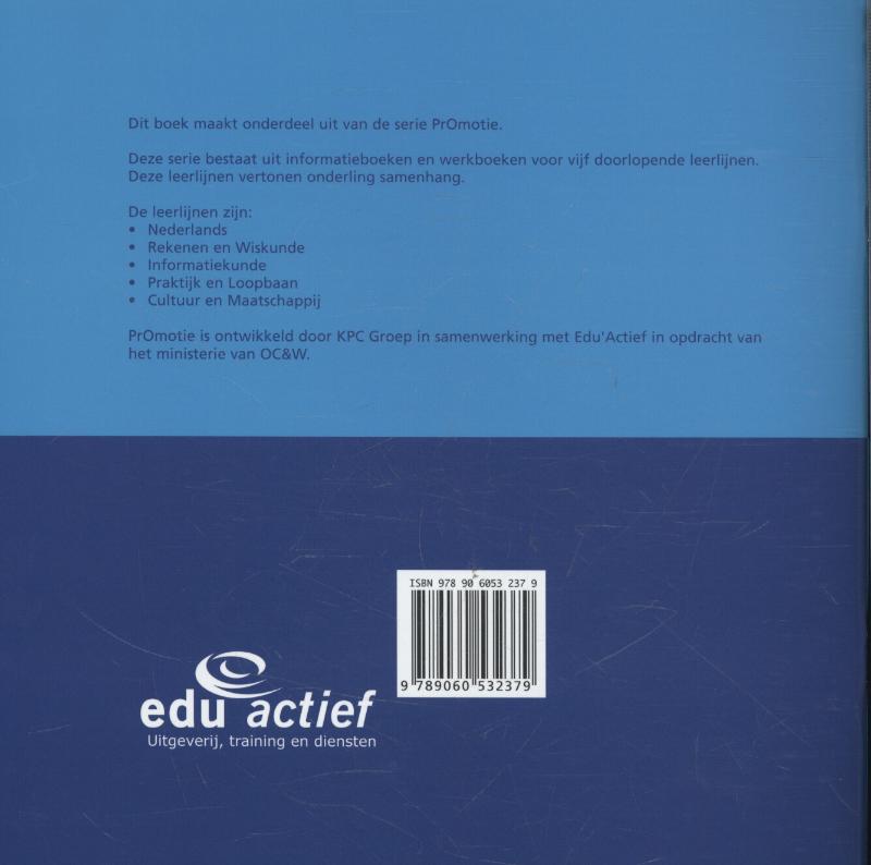 Promotie rekenen en wiskunde Meten 1 Werkboek achterkant