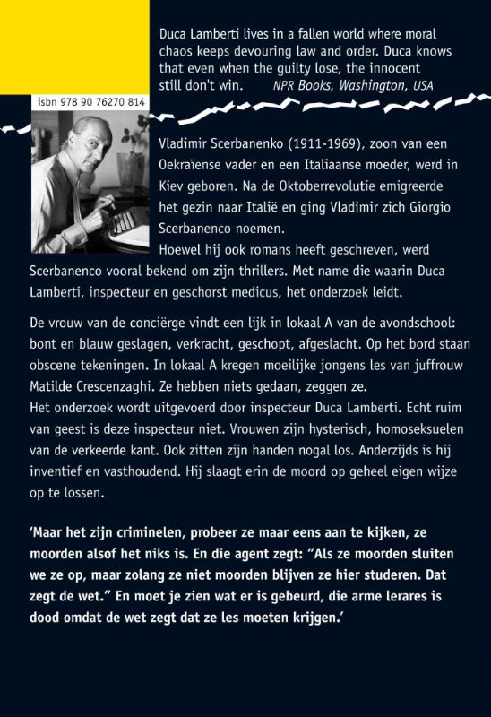 Moord op school achterkant