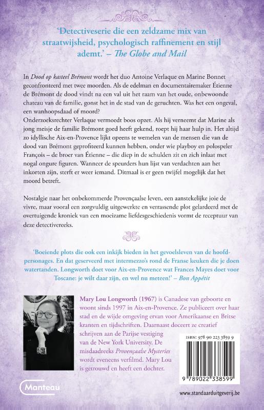 Dood op kasteel Brémont achterkant