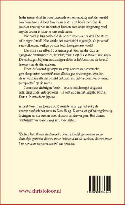 De twaalf zintuigen achterkant