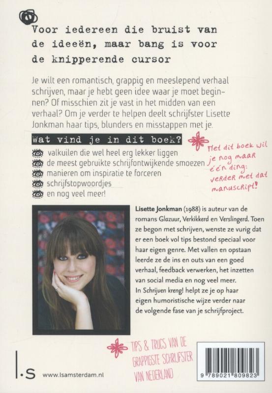 Schrijven kreng! achterkant