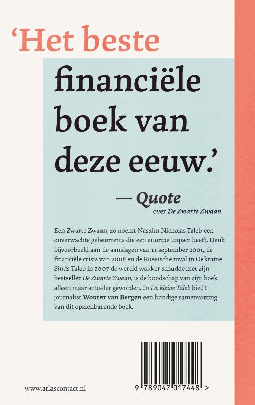 Kleine boekjes - grote inzichten 1 - De kleine Taleb achterkant