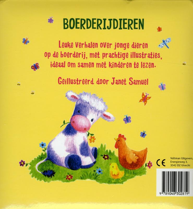 Boerderijdieren achterkant