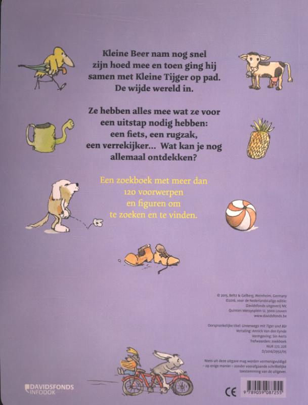 Op stap met kleine beer en kleine tijger achterkant