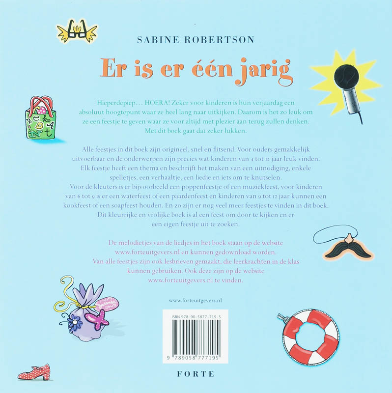 Er Is Er Een Jarig! achterkant