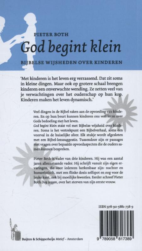 God begint klein achterkant