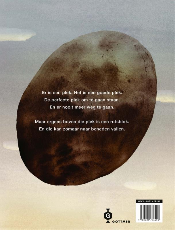 De rots van boven achterkant